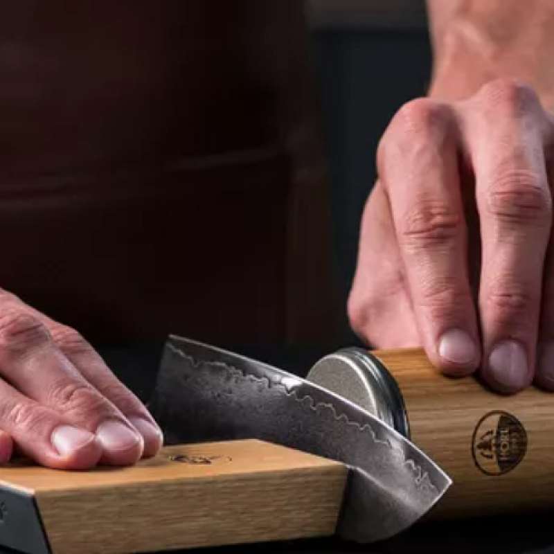 Outdoor cooking: Messen slijpen met de HORL messenslijpers