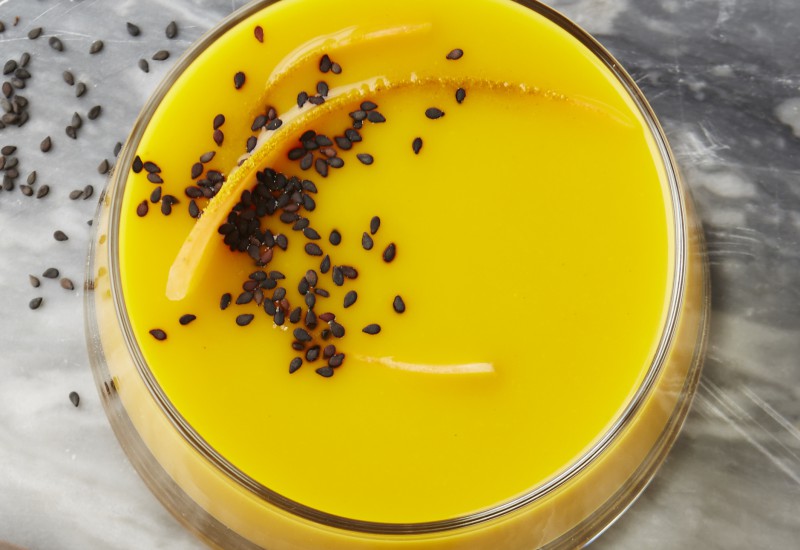 Wortelsoep met sinaasappelsap "La soupe des amoureux"